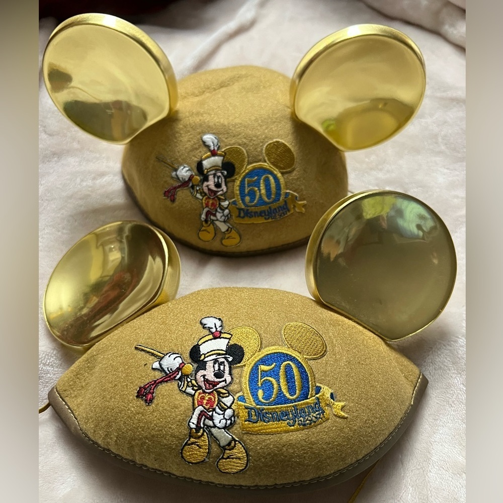 50th Anniversary Mickey Hat Disneyland Resort Hats Gold Mickey Mouse Ears